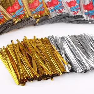 Good Price Red Golden Pet Plastic Wire Bread Food Packing Twist Tie Pack Greenwire