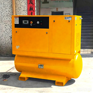 Compresseur d'air à vis stationnaire complet 20HP 15KW refroidi par air, avec groupe compresseur, moteur, réservoir d'air 500L, sécheur frigorifique de précision - Product Image 6