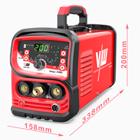 Saldatrice VECTOR DC TIG MMA Manuale ARC 220V per Alluminio IGBT Inverter Senza Gas Tokyo2300