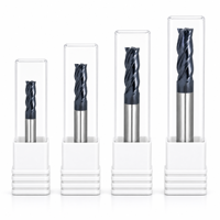 Fraise à métaux HSS M42 Co8 à 4 cannelures, fraise de finition haute rigidité HSS, queue droite, pour usinage CNC