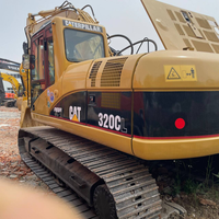 Excavatrice sur chenilles Caterpillar 320CL d'occasion, CAT 320D 323D, pelle hydraulique d'occasion, d'origine japonaise, en bon état, en stock