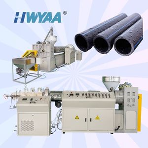 Línea de producción industrial de tubos de plástico HWYAA con sistema automático de corte y apilamiento - Product Image 1