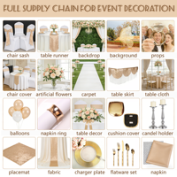 Bande de Chaise en Spandex de Mariage avec Boucle Strass Diamant, Nœud Extensible Housse de Chaise