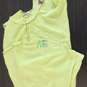 Chiffons de nettoyage en tricot colorés en vrac, chiffons en coton recyclé de couleurs mélangées, chiffons en coton clair coupés - Product Image 2