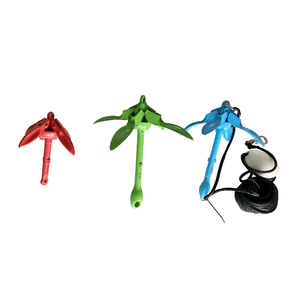 Kit d'ancre pliante de 1.5kg Ancre ligne marqueur bouée Kayak <span class=keywords><strong>bateau</strong></span> ancres emballées - Product Image 1