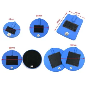 ISO9001 ISO13485 Approved High Quality Snap Button Massage Electrode Pad Tens Ems Medical Electrode Pad With Magic Tape