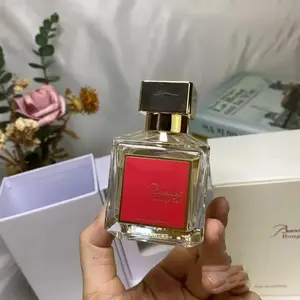 Francis Curjian 2024 Designer Perfume Luxury Brand 70ml White Sexy Feminine Fragrance Luxury Parfum Spray Milk Aroma 100ml