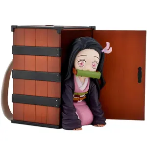 Модный убийца Nezuko 9 см с коробкой Мини Kawaii милые куклы Kimetsu No Yaiba аниме милая модель экшн-Фигурки игрушки