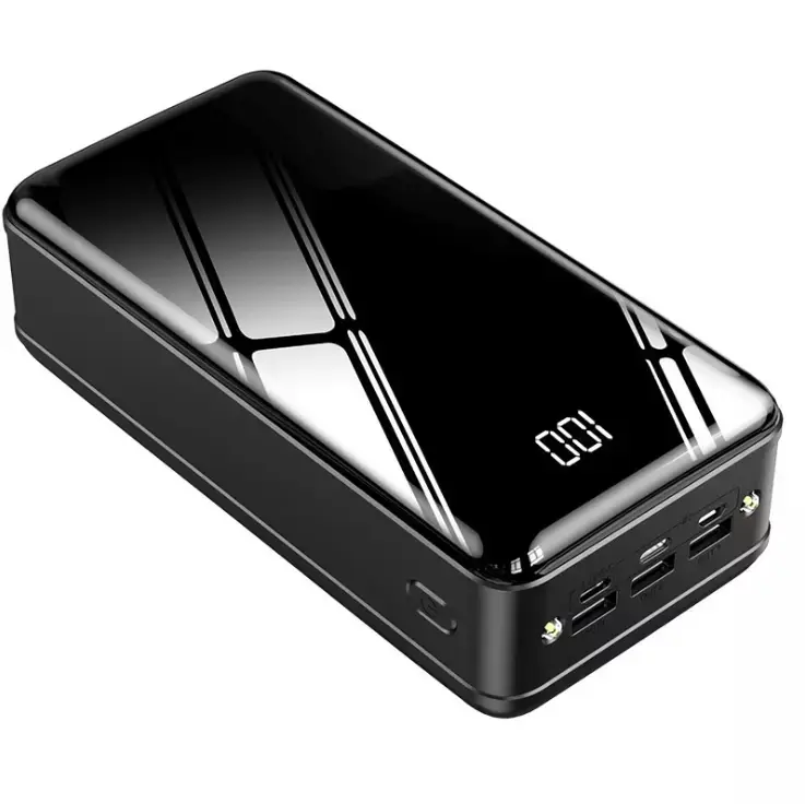 Горячая Распродажа, портативное зарядное устройство 50000 мАч 60000 мАч с быстрой зарядкой и тремя USB-портами для iphone12