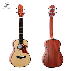 Cina strumento musicale da viaggio Mini <span class=keywords><strong>chitarra</strong></span> portatile 23 pollici <span class=keywords><strong>4</strong></span> corda di Nylon legno classico Ukulele finitura opaca - Product Image 1