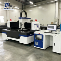 Machine de découpe laser à fibre de type portique BANLI pour tôles métalliques avec refroidissement par eau, commande Cypcut, haute précision, vente chaude