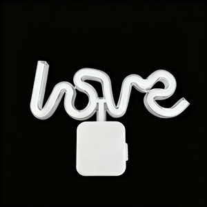 Tình yêu Led Neon ánh sáng ban đêm với 4 màu sắc thay đổi ABS Plug-in 3D hiện đại ngày Valentine Quà Tặng nhà phòng ngủ trang trí nội thất - Product Image 2