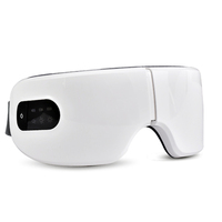 Masseur oculaire intelligent avec fonction chauffante, appareil de massage des yeux électrique pliable avec fonction musicale pour les soins personnels à domicile