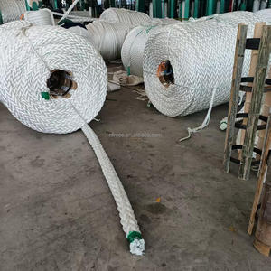 Cordage en polyester à 12 brins de 96 mm pour l'alimentation électrique des navires de guerre, la construction, les remorques de bateaux, l'emballage et autres cordages d'amarrage marins - Product Image 6