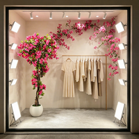 Hochwertige Hochzeitsdekoration Künstlicher Bougainvillea-Baum Stoff-Kunstblumen Bar Haus Restaurant Blumenarrangements