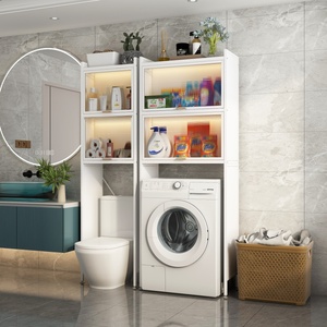 Gabinete <span class=keywords><strong>de</strong></span> almacenamiento <span class=keywords><strong>de</strong></span> baño <span class=keywords><strong>de</strong></span> acero moderno con puerta transparente <span class=keywords><strong>para</strong></span> <span class=keywords><strong>lavadora</strong></span> <span class=keywords><strong>de</strong></span> inodoro <span class=keywords><strong>para</strong></span> uso en apartamentos y hoteles al aire libre - Product Image 1