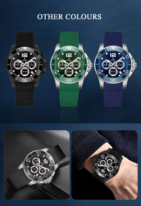Reloj de Pulsera Akires para Hombre, de Lujo, Marca TOP, con Movimiento Importado, Cronógrafo Automático de Cuarzo, <span class=keywords><strong>Precio</strong></span> al por Mayor, Personalizable - Product Image 5