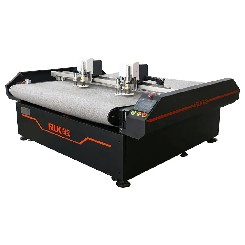Leather Shoes Machine Garment Textile Fabric Automatic Flat Bed Die Cnc Clothing Cutting Machine For Fabric
