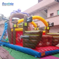 Toboggan aquatique gonflable de qualité commerciale en PVC, taille personnalisable, château gonflable, structure de saut aquatique