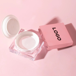 Nouveau carré Rose Or Couverture Poudre Libre Boîte Acrylique Transparent Boîte avec Bouchon À Vis Maquillage Poudre Boîte Cosmétiques Emballage - Product Image 4
