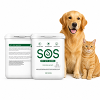 Lingettes pour les yeux des animaux de compagnie, 100 lingettes, nettoyage des taches de larmes et des excréments, non parfumées, douces, pour chiens et chats, toilettage