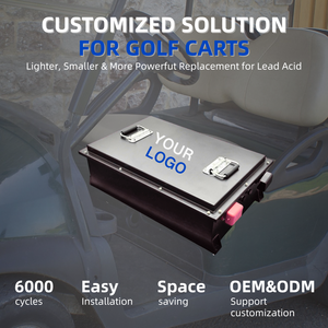 Batteria agli Ioni di Litio di Alta Qualità 36v 48v 72v 100ah 150ah 280ah per Scooter Elettrici e Golf Cart, Vendita all'Ingrosso - Product Image 2