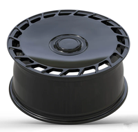Roues forgées à revêtement noir brillant Aerodisc monobloc personnalisé pour Benz Classe G, BMW,Rangerover, Landrover, Cadallic, 23x10 PCD5x130