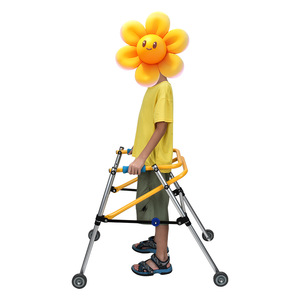 รถหัดเดินเด็ก Wei Yikang รุ่น KDB-914A02LP แบบสี่ล้อ พับได้ สำหรับพยุงขาส่วนล่าง - Product Image 1