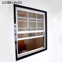 Fenêtre Verticale Moderne DBIAO en Aluminium à Levage Manuel pour Cuisine, Café, Salon – Utilisation en Passage, Verre Coupe-Vent Durable