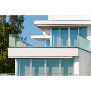 Garde-corps en verre en aluminium pour extérieur avec balustrades en verre trempé de sécurité pour balcon, garde-corps de sol monté pour escalier - Product Image 6