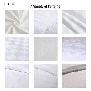 Parure de draps économique 100% coton, simple et élégante, personnalisable pour l'hôtellerie - Product Image 3