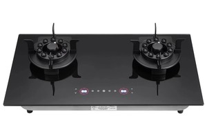 <span class=keywords><strong>Plaque</strong></span> de cuisson pliante à gaz en verre trempé à 2 brûleurs Brûleur pliable Cuisinière à gaz intégrée Double cuisinière Table de cuisson - Product Image 3