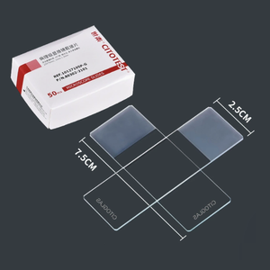 7101 bệnh lý lớp đầu duy nhất một mặt mờ kính nổi kính hiển vi trượt với đánh bóng Pad - Product Image 2