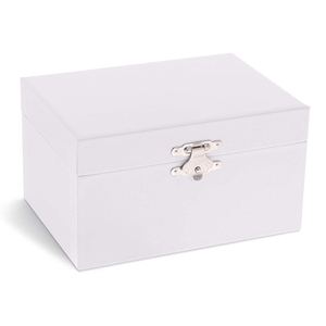 Caja Musical Blanca de 5 Pulgadas de Ever Bright Factory Direct, Caja Musical de Bailarina de 5 Pulgadas con Cajón y Logotipo Personalizado para Niños - Product Image 2