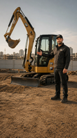 Mini-excavatrice d'occasion 303CR 303CCR 3 tonnes avec moteur Caterpillar, très demandée