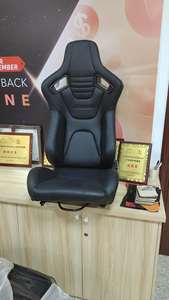 JIABEIR 1088 Siège de course universel de haute qualité en cuir PVC pour simulateur de conduite de voiture, station de jeu réglable, siège baquet de simulation - Product Image 2