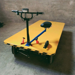 Carro Eléctrico de Plataforma Plana de 48 V con 4 Ruedas y Neumáticos de Acero para Almacén, Construcción, Manufactura y Logística - Product Image 4