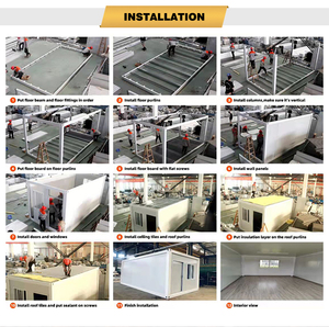 <span class=keywords><strong>บ้าน</strong></span>สำเร็จรูปโครงเหล็กแบบถอดประกอบได้ของกานา พร้อมระเบียงบน<span class=keywords><strong>หลังคา</strong></span> - Product Image 6