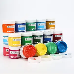 100ml 200ml 300ml Empty Round Oils Can Paint Ink Liquid Packaging Squeeze Plastic Bottle with Sharp Mouth Cap Paint Jars