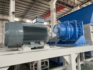 Double Shaft Shredder <b>Machine</b> Pump New 2024 High Safety PLC Controlled Gearbox 75KW Plastic Waste Car <b>Tires</b> Recycling OUSUI Plas - Product Image 4