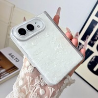 Coque de téléphone antichoc en TPU+PC à motif de luxe doré pour 18fold IMD Pearlescent Duo Foldable Screen Japanese Korean