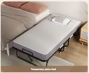 Lettino Pieghevole in Acciaio con Logo Personalizzato OEM, Sedia a Sdraio Portatile <span class=keywords><strong>Salvaspazio</strong></span>, Arredamento Moderno per Camera da Letto e Appartamento - Product Image 6