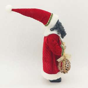 Nouvelle figurine de Père Noël afro-américain à barbe bouclée noire 90CM Jouet de Père Noël pour la décoration de Noël - Product Image 4