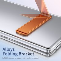Funda Transparente HD de Lujo para Teléfono Samsung Galaxy Z Fold 8 7 Fold 8 Ultra 6 5 4 3 con Protector de Pantalla y Protector de Vidrio