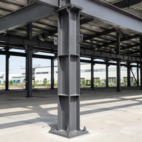 Colonne de support structurel OEM personnalisée |   Fabrication en acier soudé robuste pour la construction industrielle