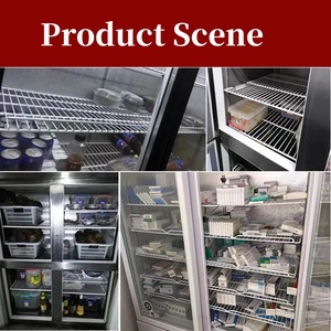 Tủ lạnh Tủ đông nhựa bọc trắng khung dây Kệ tùy chỉnh tinh thần lưới bán lẻ kệ giá - Product Image 5