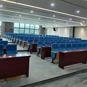 Vergaderzaal Armleuningen Opvouwbare Stoelen Stof Bioscoop Stoelen School Collegezalen Auditorium Stoelen Kerkstoelen - Product Image 1