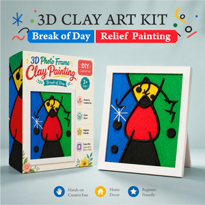 Kit de pintura de arcilla 3D al por mayor para marcos de fotos, arte en relieve de flores para jarrones, no tóxico, decoración del hogar DIY, regalo para niños, OEM - Product Image 1