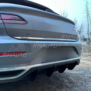 Para Volkswagen CC Shooting Brake 2019-2020: Kit de carrocería con difusor y protector de parachoques trasero, accesorios de protección. - Product Image 5
