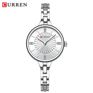 CURREN 9097 Usine Vente Directe <span class=keywords><strong>Nouveauté</strong></span> Top Marque Nouvelle Arrivée Personnaliser Chronographe <span class=keywords><strong>Montre</strong></span> À Quartz Femmes Bracelet En Acier Inoxydable - Product Image 1